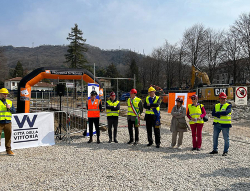 Posa della prima pietra alla Città della Vittoria